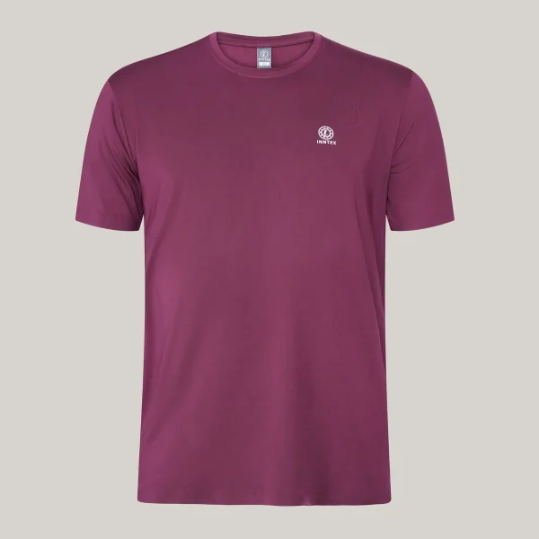 Inntex Premium T-Shirt - Solid Maroon - Image 2
